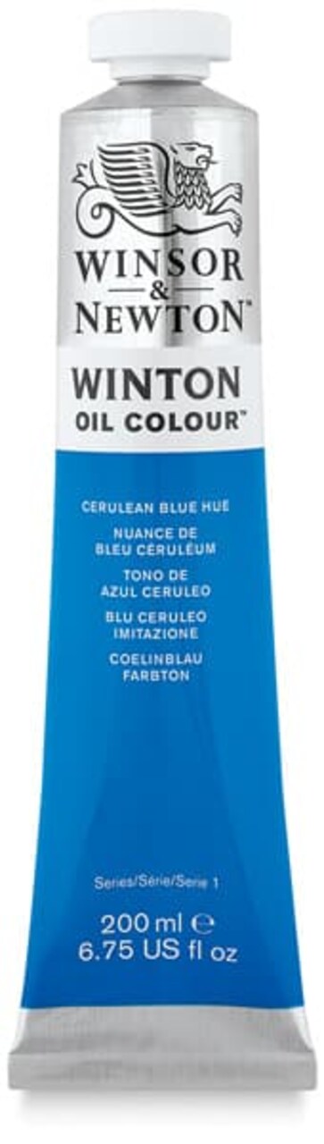 Winsor & Newton Winton Oil Color - Cerulean Blue Hue, 200 ml tube